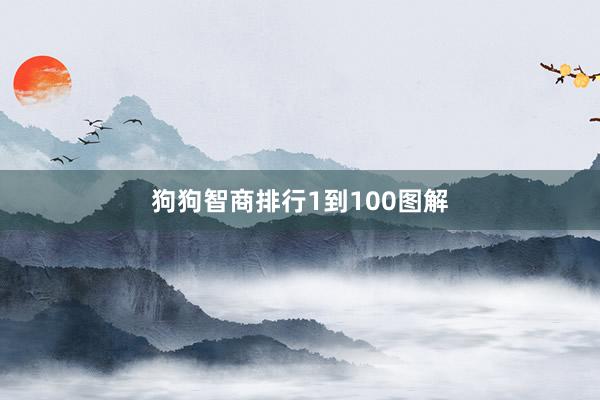 狗狗智商排行1到100图解